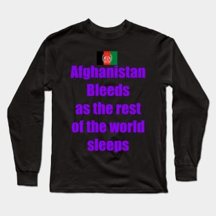 support afghanistan Long Sleeve T-Shirt